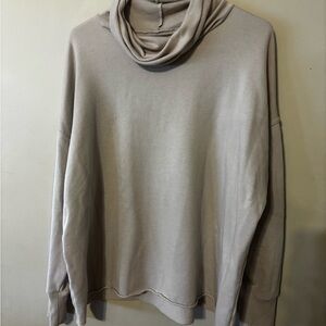 Aerie Beige Turtleneck Sweater